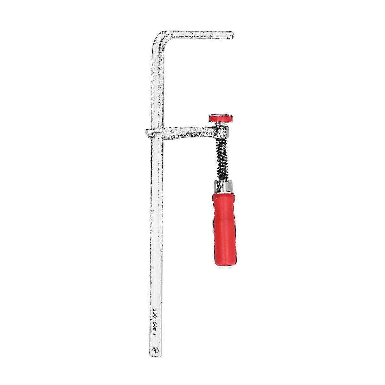 F Clamp Safe Adjustable Aluminum Anti Slip Bar Clamps with Poplar Handle for Woodworking300x60mm