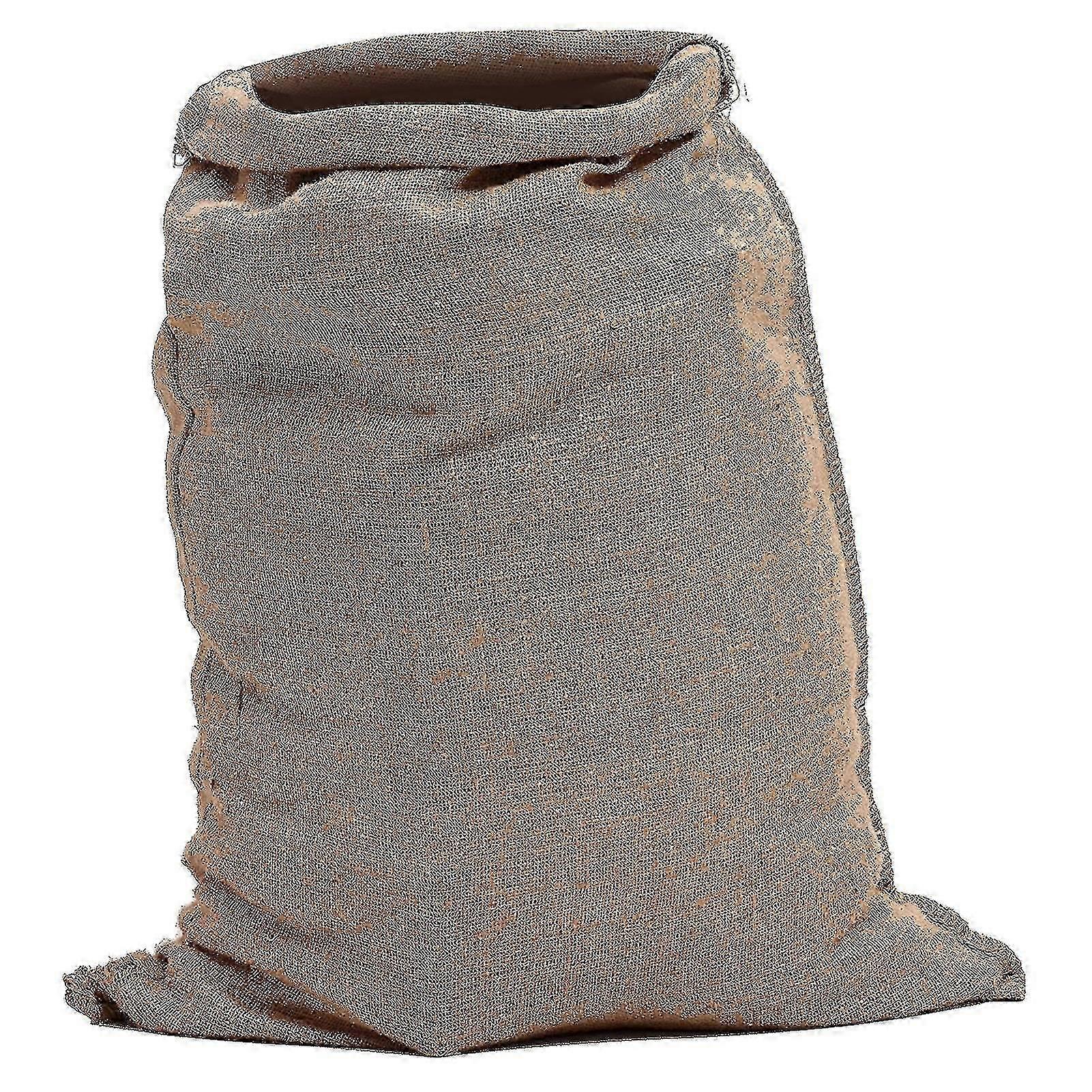 Multi-use Potato Sack Large Capacity Eco-friendly Imitation Linen Elastic Competition Bag For Garden