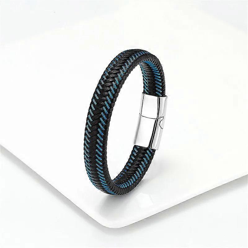 Leather Braided Rope Bracelet Mens Leather Bracelets