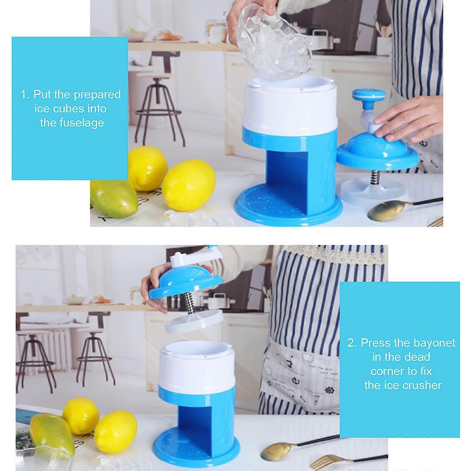 Ice Ice Machine Shaver And Snow Cone Machine Portable Ice Crusher Hand Shaved