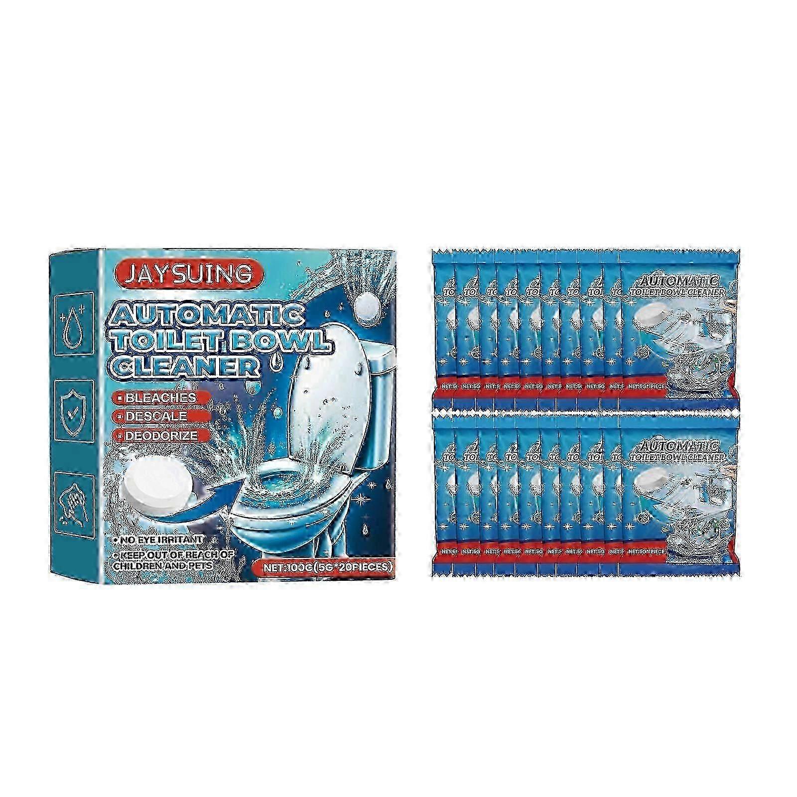 Toilet Cleaning Tablets, Easy Toilet Cleaning And Decontamination Efficient Descaling And Deodorizing Toilet Effervescent Tablets