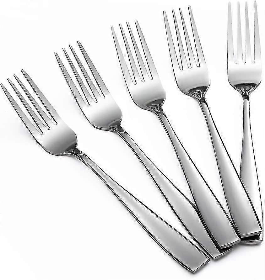 Conjunto de Garfos de Salada de Aço Staintess, 6,7 polegadas, 12 peças