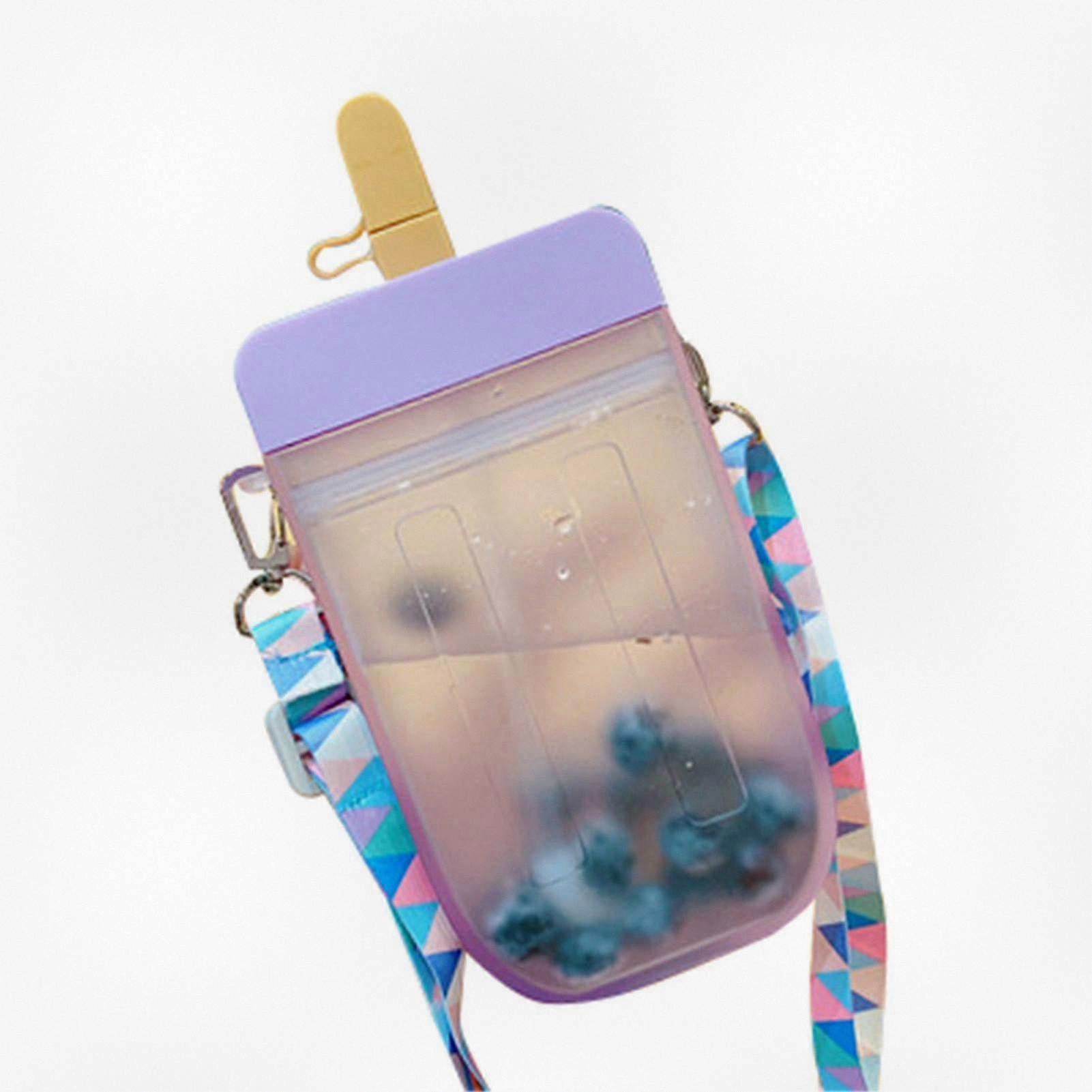 耐久性のあるプラスチックデザインのアイスクリームとアイスキャンディー用の屋外の便利なストラップウォーターカップ