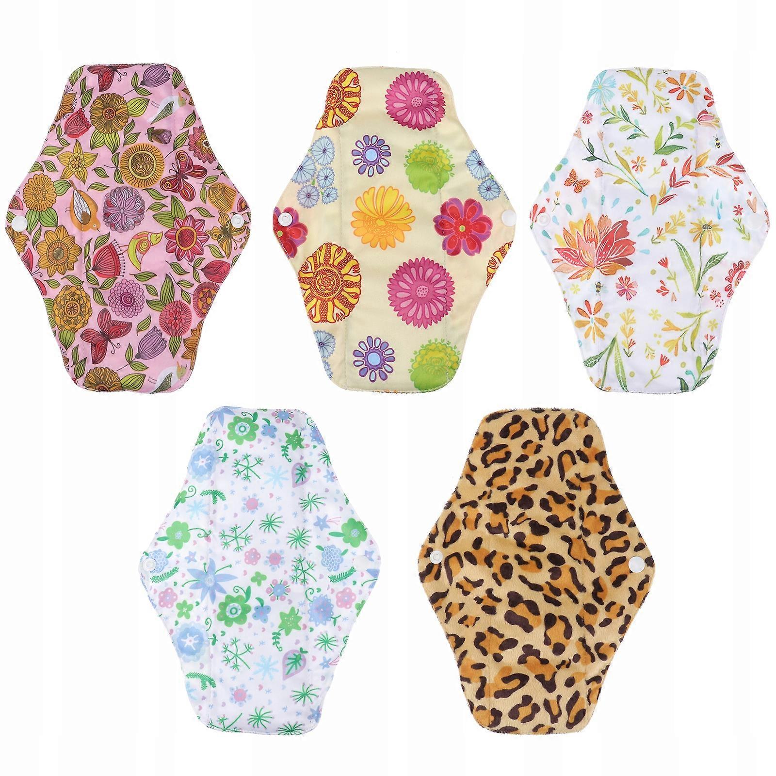 Cloth Menstrual Pads Bamboo Charcoal Reusable