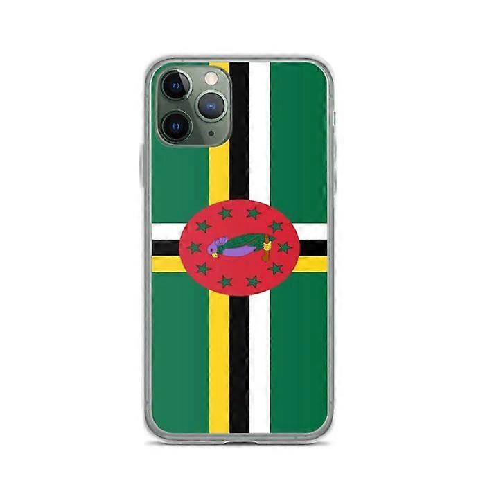 iPhone Case - Dominica Flag - iPhone 11 Pro - Flexible - Multicolored - Vertical