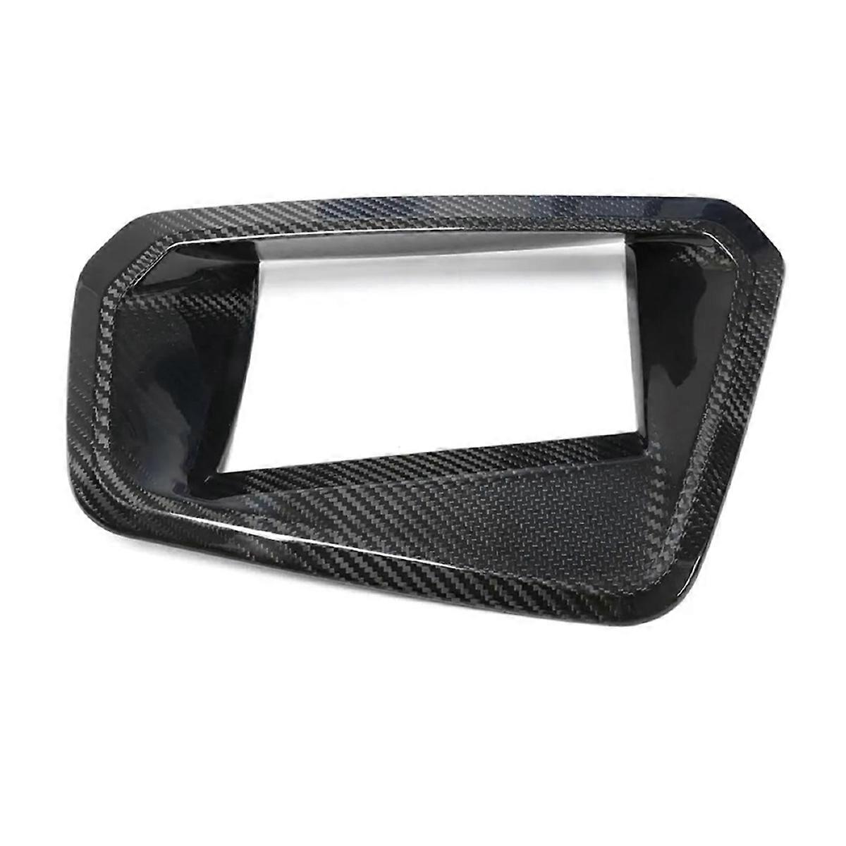 Dry Carbon Fiber Dashboard HUD Protective Cover Trim for BMW