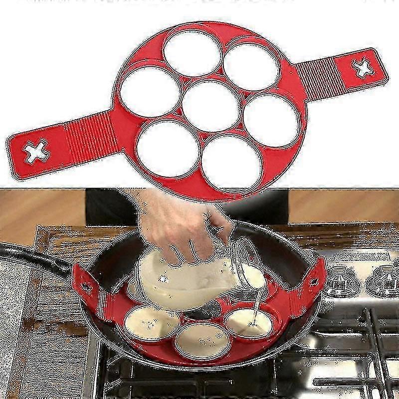 Nonstick Pancake Cooking Tool Egg Ring Maker Cheese Egg Cooker Pan Flip