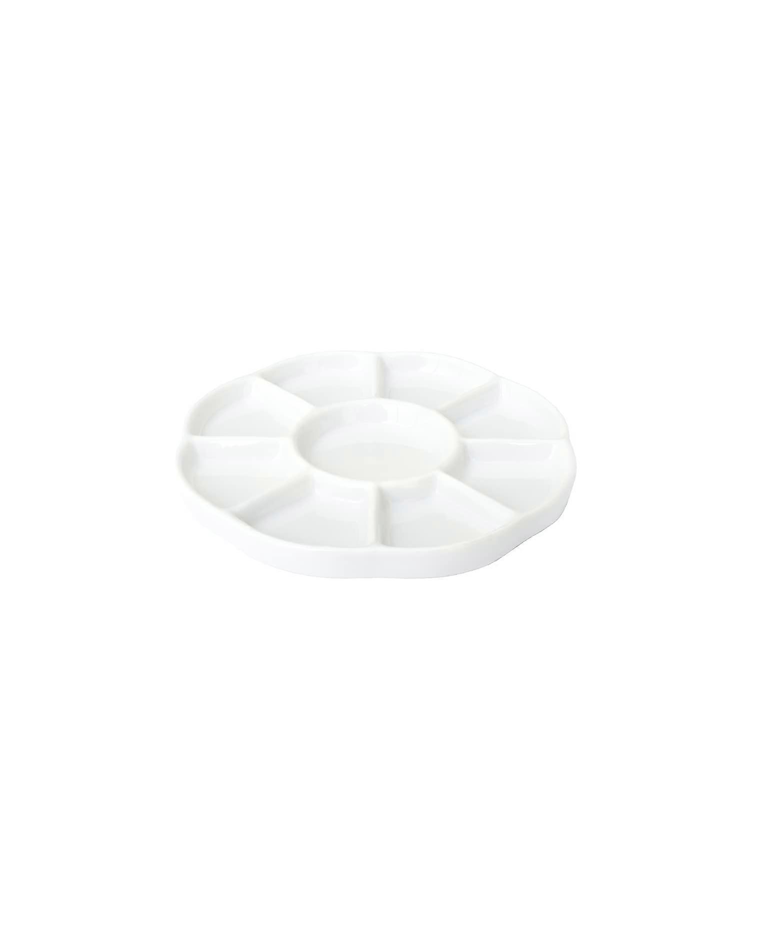 Palette Porcelain Flat Flower 5 1/4' x 1/2' 9 Sections