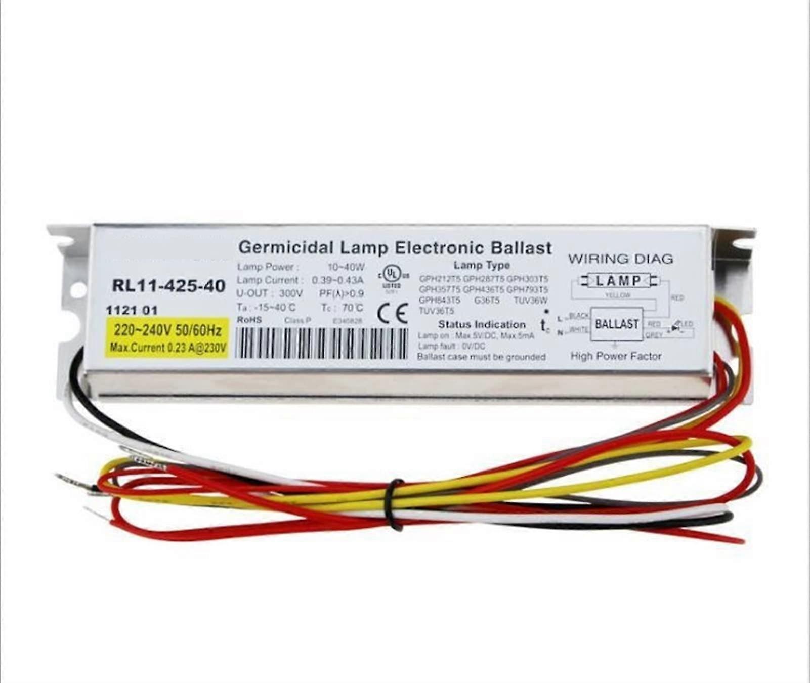 Lampenelektronisches Vorschaltgerät RL11-425-40, 10-41W Universal-Typ, Leichte Röhre Ballast für 21-40W Anwendungen