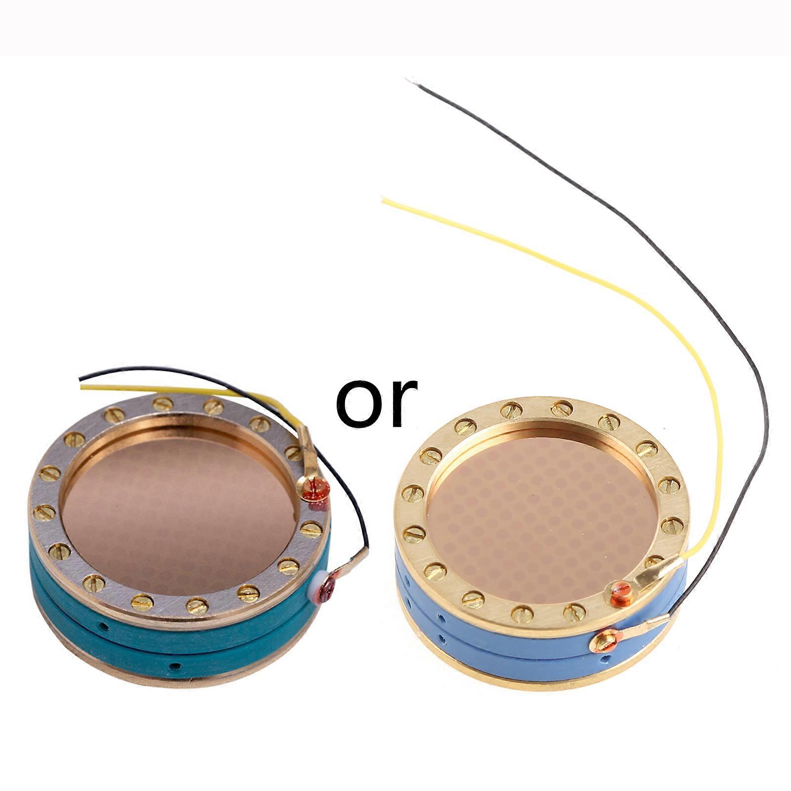 Förgylld enkelsidig mikrofon Stort membran för studioinspelning Mic Precise Machinery Mikrofonmembrantillbehör Flerfärgad