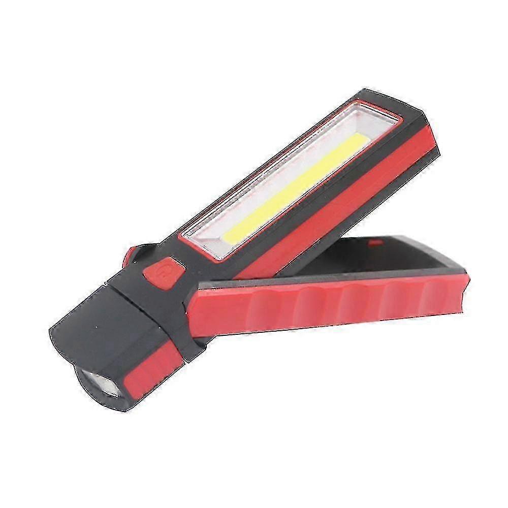 1 Pack Super Bright Adjustable Cob Led Work Light Check Light Flashlight Magnetic Camping Tent Lantern with Hook Magnet