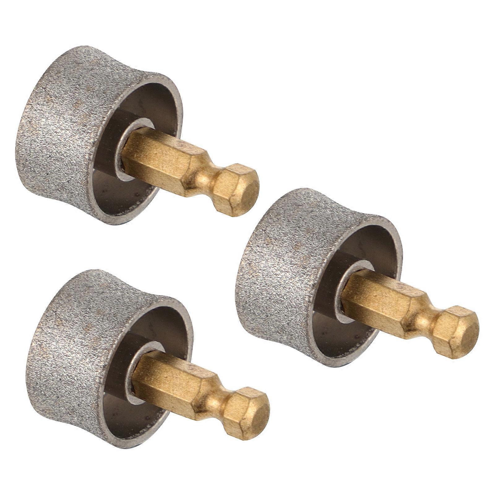 3pcs Electric Pet Nail Grinder Replacement Heads Durable Grinding Tool for Safe Nail Trimming and Polishing Easy Installation for Cats and Dogs