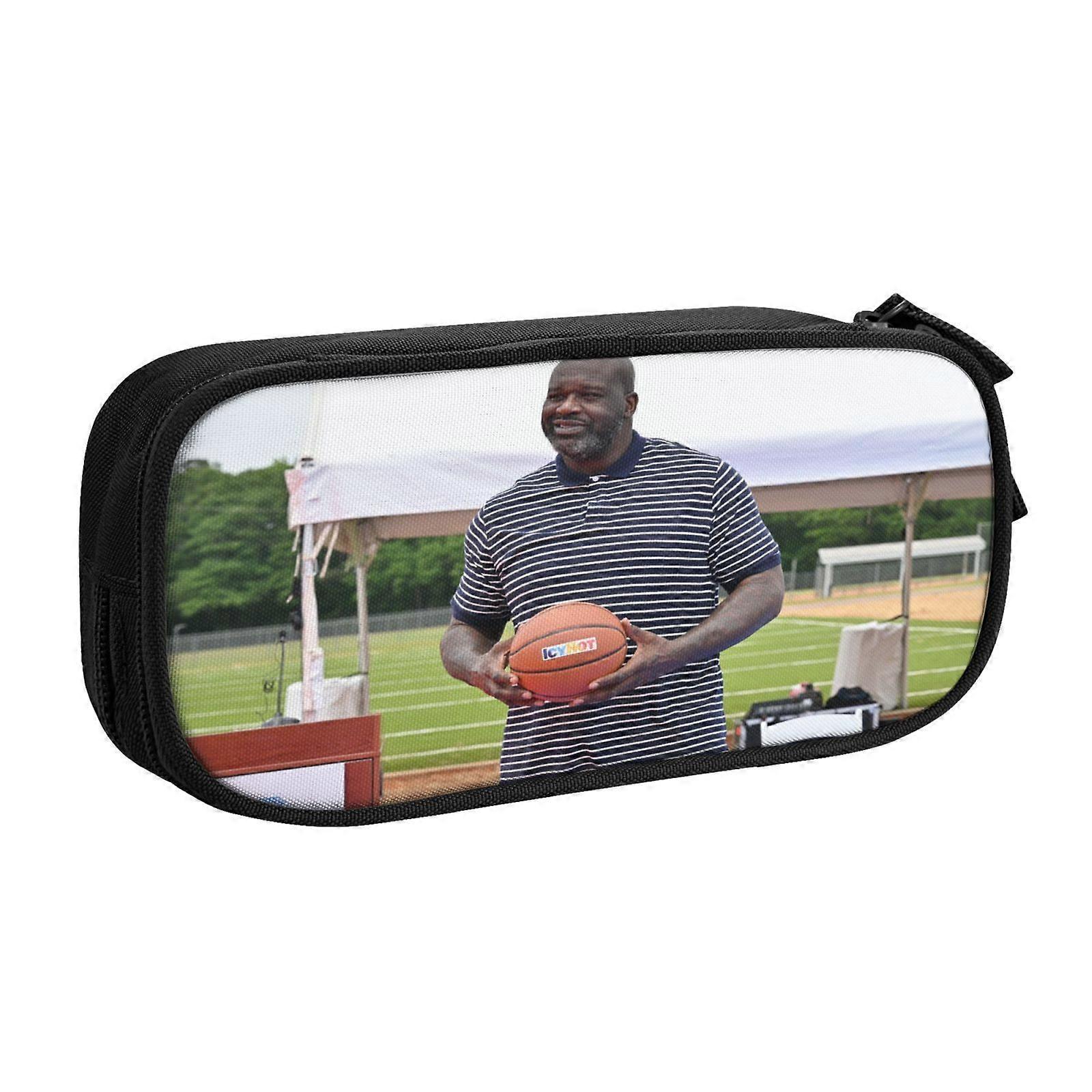 a18 Shaquille O'Neal Pencil Case with Magnetic Closure - Quick-Access Design for Pens, Sticky Notes, Paper Clips g18