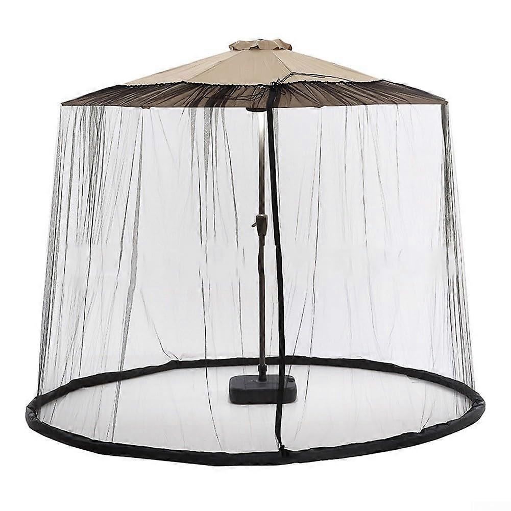 Robust mosquito net for umbrellas outdoors, mosquito net for terrace fences (300 x 230 cm)