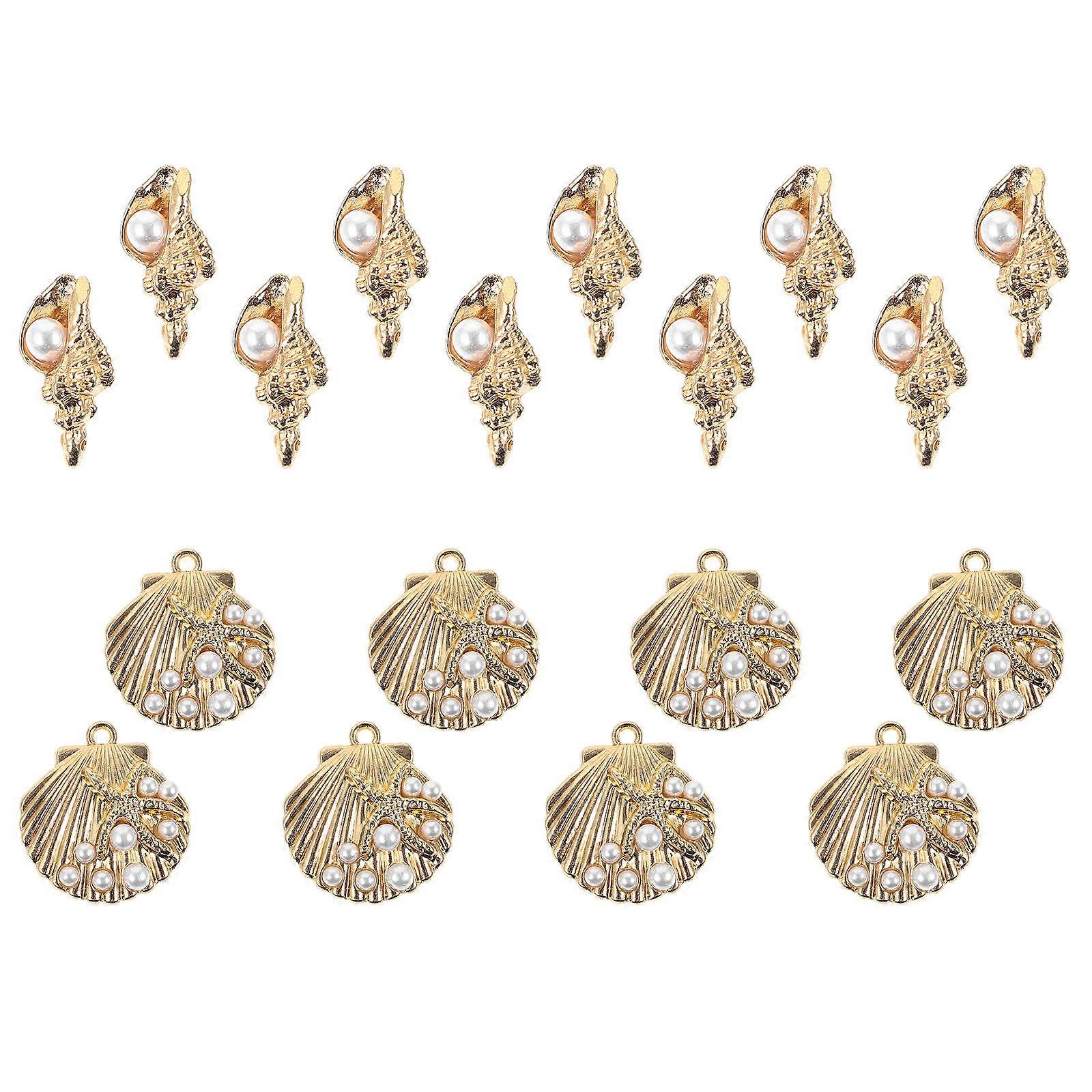 Versatile Conch Charms for Jewelry Makers, Projects with Attractive Designs