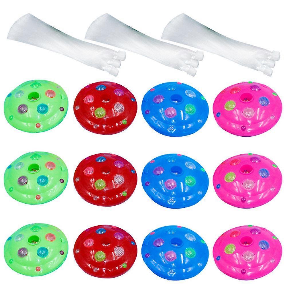 Here's a well structured product description for your **12pcs Battery Powered Fiber Optic Tabletop Lights Color Changing Atmosphere Lamp for Party,