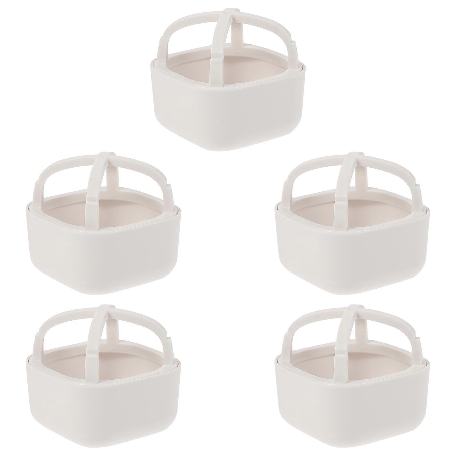 5PCS Beauty Sponge Holder, Washable Makeup Puff Stand, Durable Lightweight Organizer for Powder Puff Drying & Display, Stylish Design for Home and