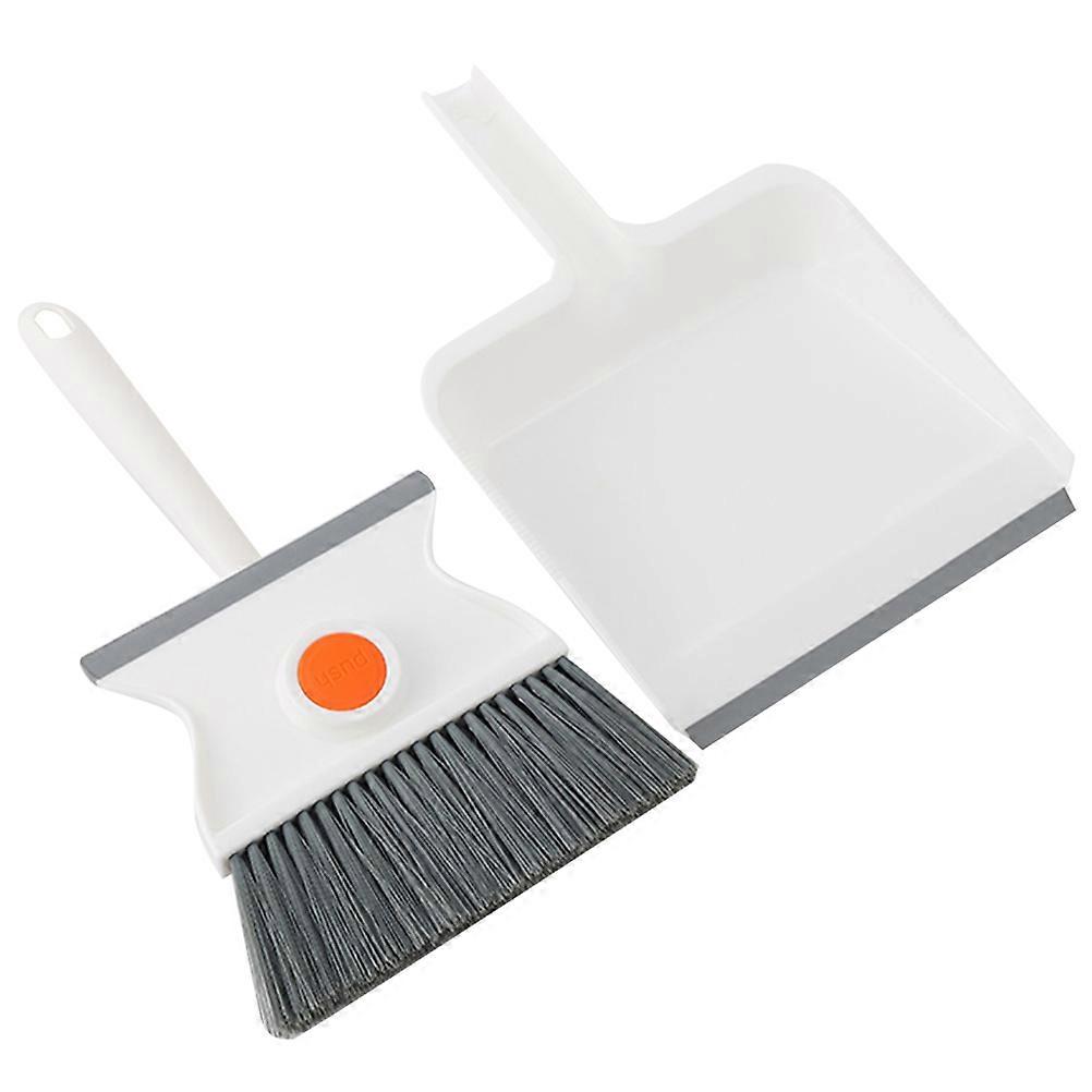 Small Brush And Dustpan Set Corner Cleaning Office Desk Cleaning Material Assorted Color 1Set