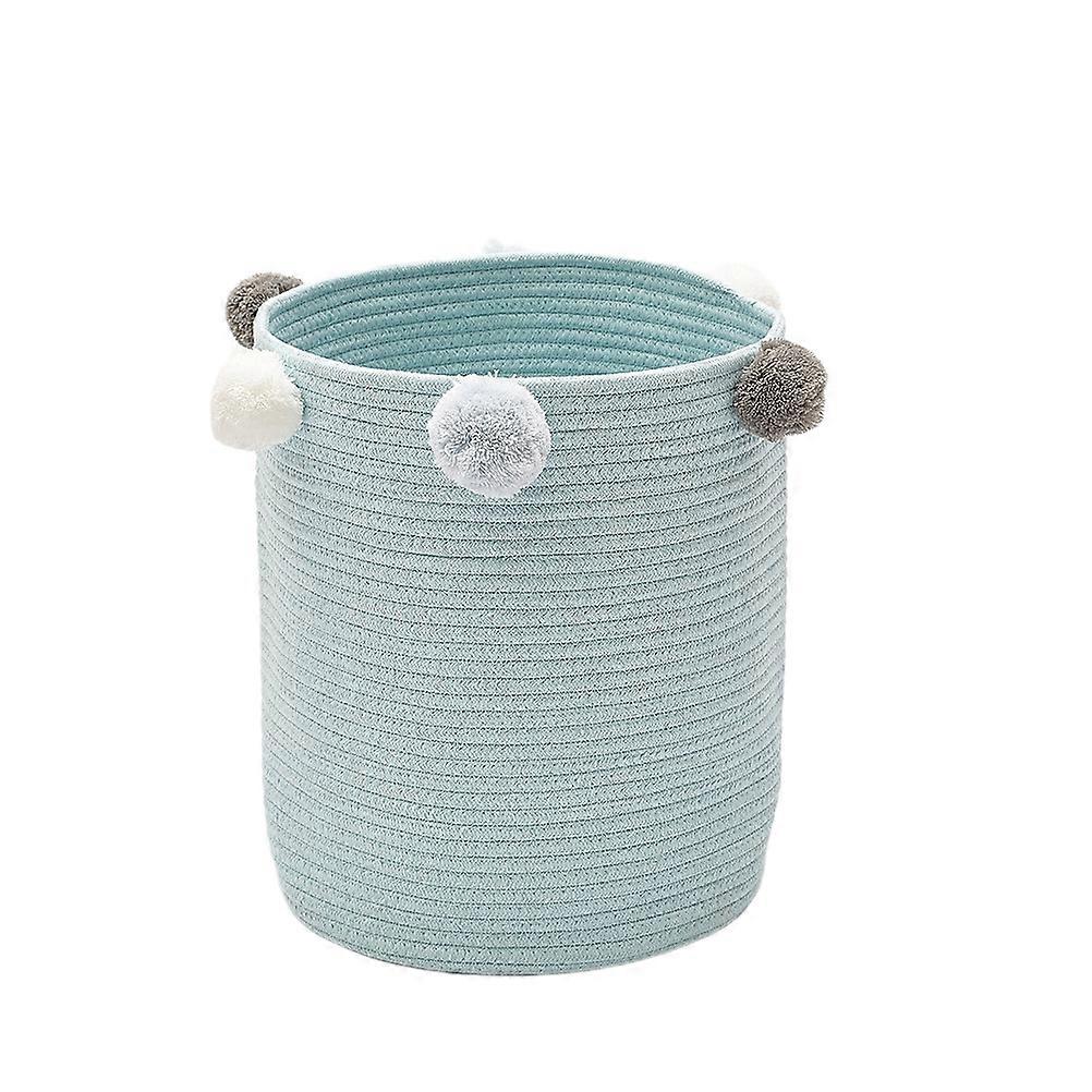 Light Basket Plush Ball Storage Container for Home Clothes Organizer Large Capacity Easy Carry for Dorms Apartments Nurseries