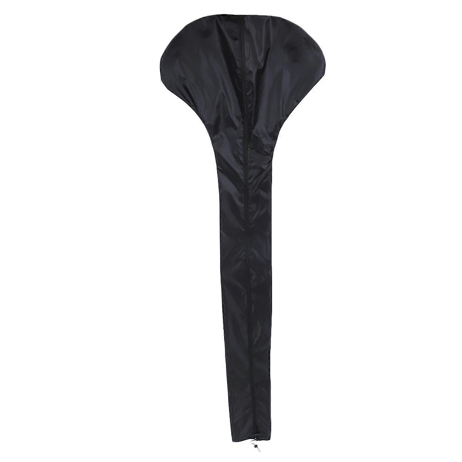 Black Oxford Cloth Electric Heater Cover for Home Use Waterproof and DustProof 1 Piece