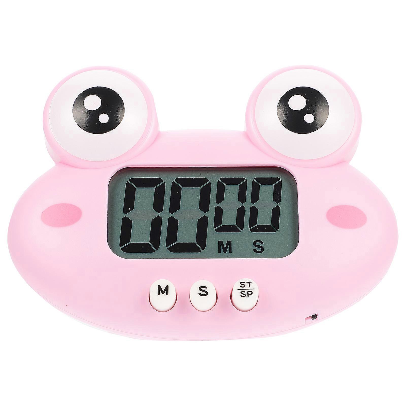 Pink Electronic Timer for Home Made of ABS Perfect for Baking Work Reminders or Study 1pc