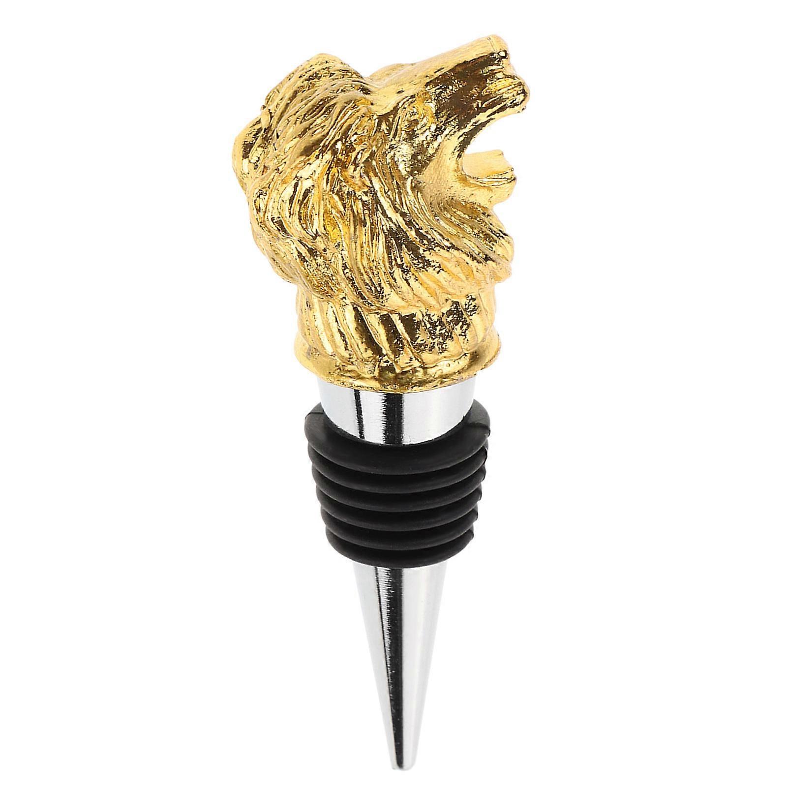 Golden Metal Lion Head Elegant Sealing Dining Table 1Pack