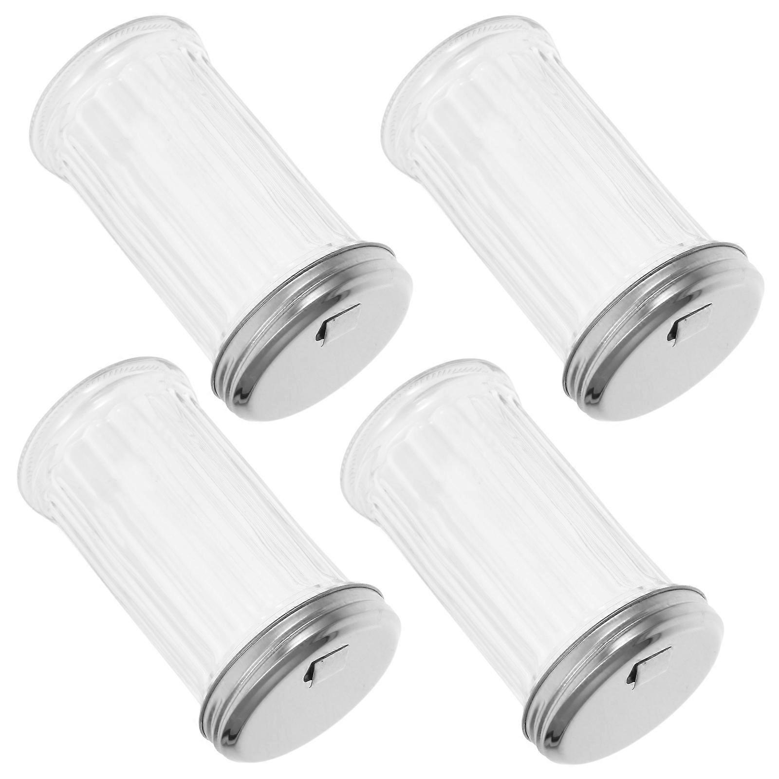 Seasoning Bottle With Lid For Meal Preparation Sealed Preservation 4Pcs
