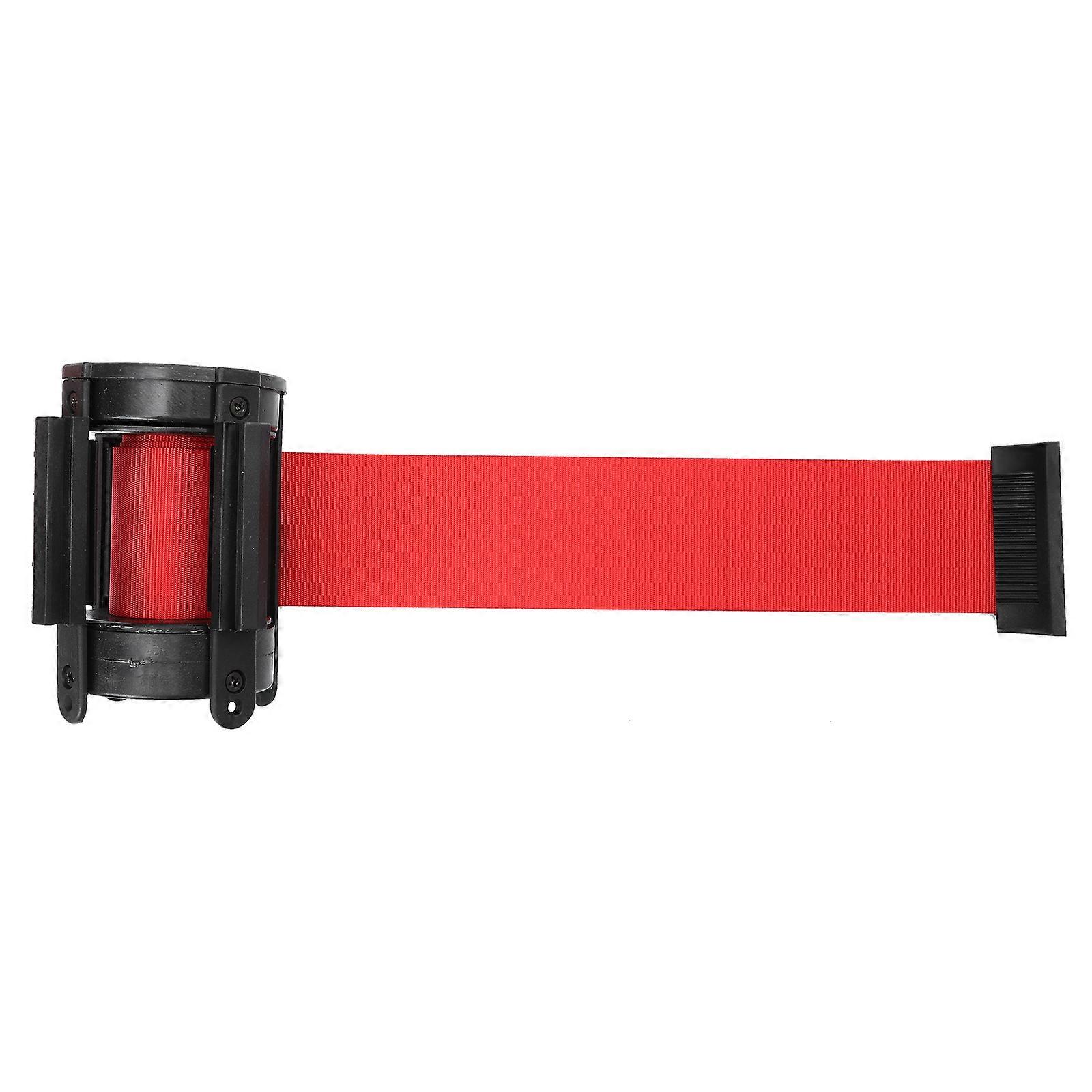 Retractable Barrier Rope with Caution Tape for Crowd Control – Safety Belt for Schools, Airports, Events, and Public Areas to Ensure Order and Safety