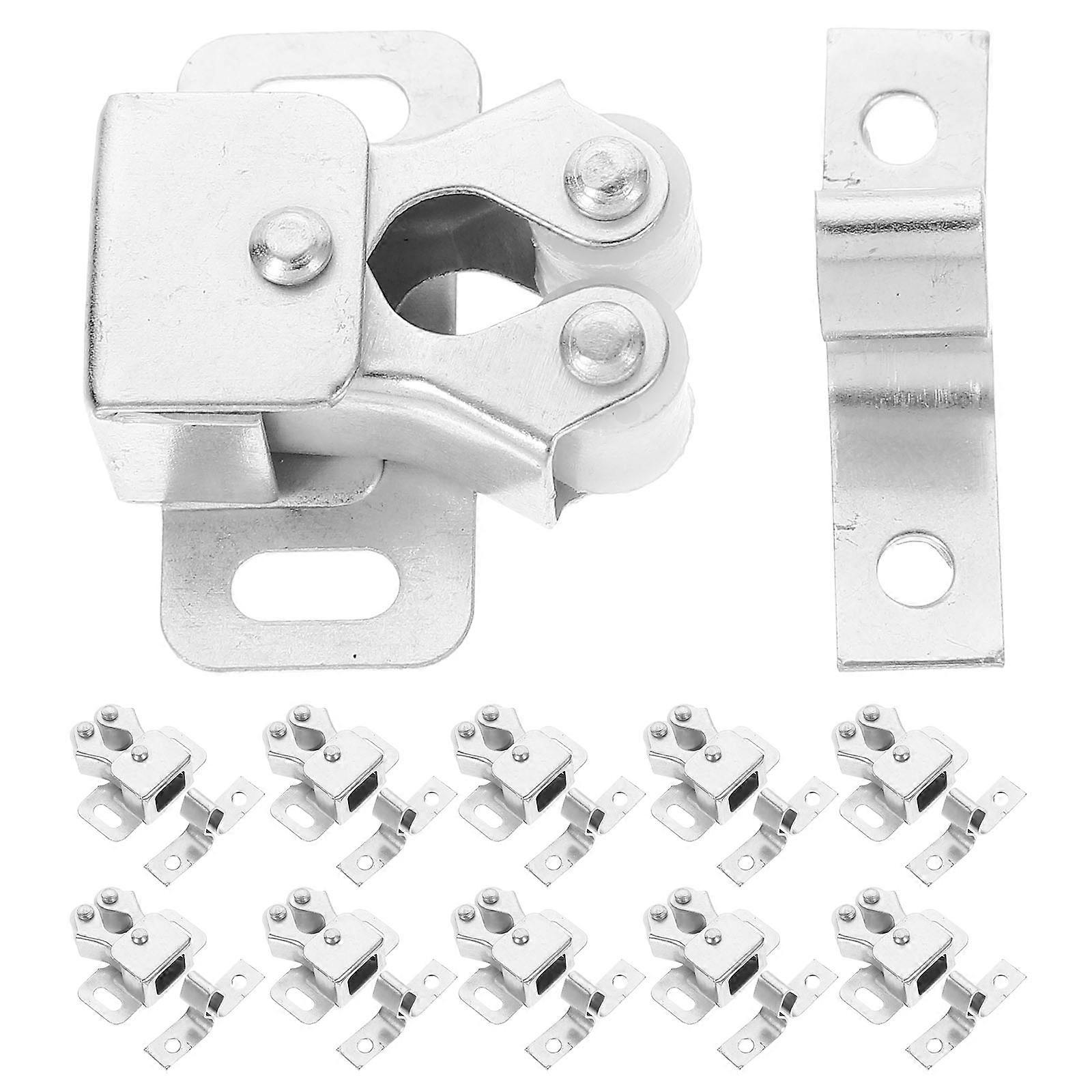 It looks like you've provided a product title or description for **metal ball spring latches** commonly used for cabinet doors. Here's a more