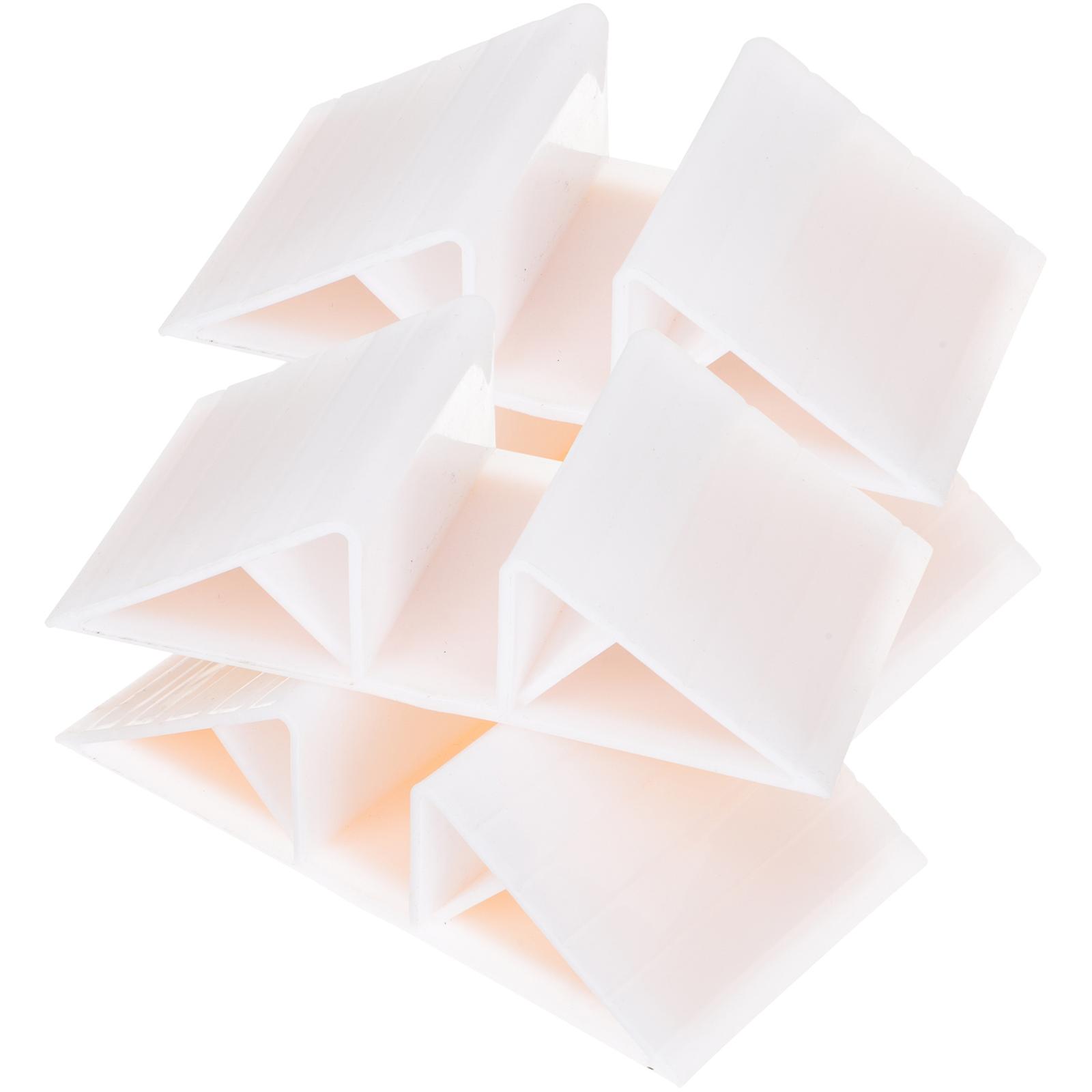 واضح الأليفة بوابة الأليفة حامل السياج البلاستيك منع البقشيش لأصحاب الأليفة الأرض 4 قطع