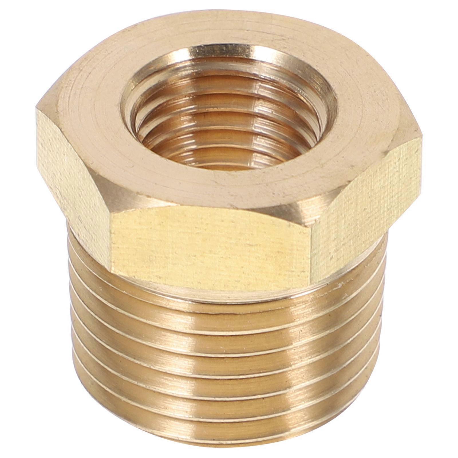 Pipe Fitting Adapter Reducing Adapter Stainless Steel Reducer Bushing 1/2 Male NPT x 1/4 Female NPT Connecting Two Pipes 6Pcs