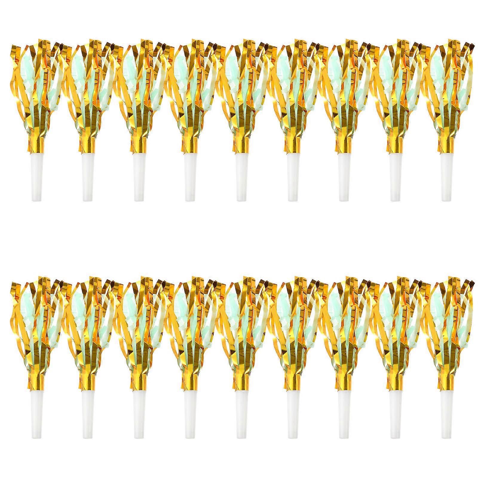 Party Noise Making Whistles Fringed Noise Maker Adults 18Pcs