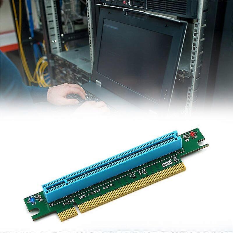 PCI-16X Riser Card with 12V/3.3V Power LED for 1U/2U Server M.2 (NGFF) Key B+M to Key M Adapter