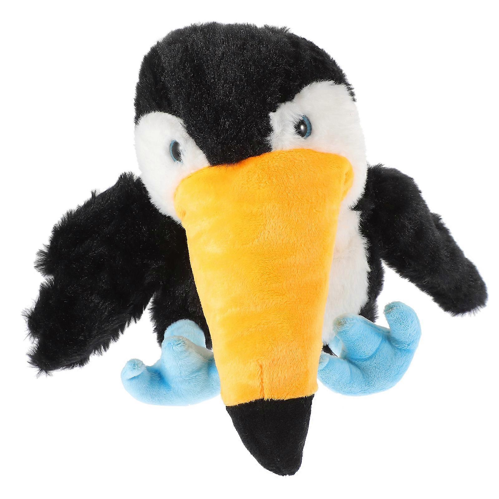 Cute Plush Bird Hand Puppet with Movable Mouth for Storytelling & Imaginative Play – Soft & Machine Washable