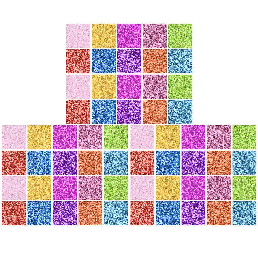 Handcraft Paper Square Shape For School Projects Diy Material Paper 2.75X2.75in Assorted Color 300Pcs
