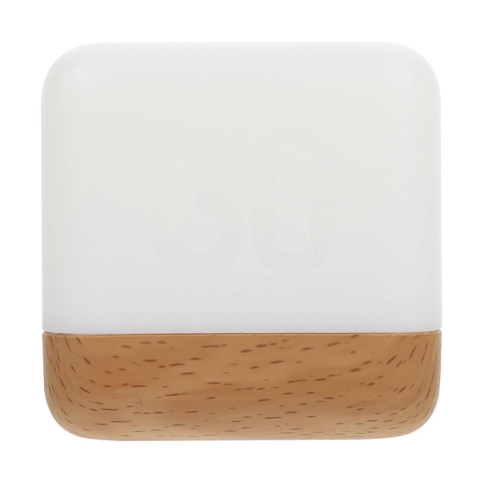 Night Table Lamp Led Night Light Indoor Use Simple Lamp Two Brightness Levels 8X8X8CM 1Set