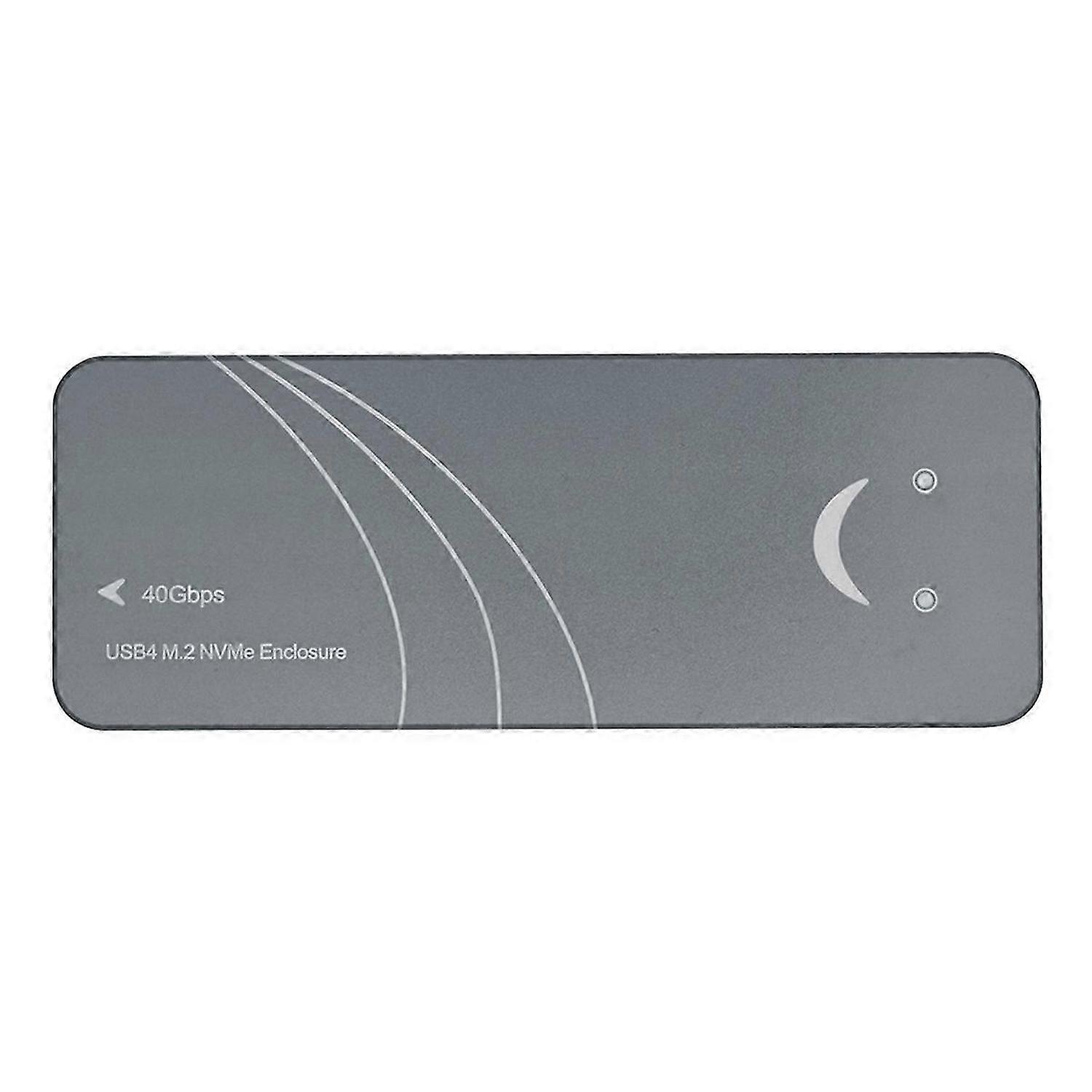 USB 4.0 SSD M2 NVME HDD Enclosure 40Gbps 4TB M-Key B+M-Key Aluminum NVME External Case Support M.2 N