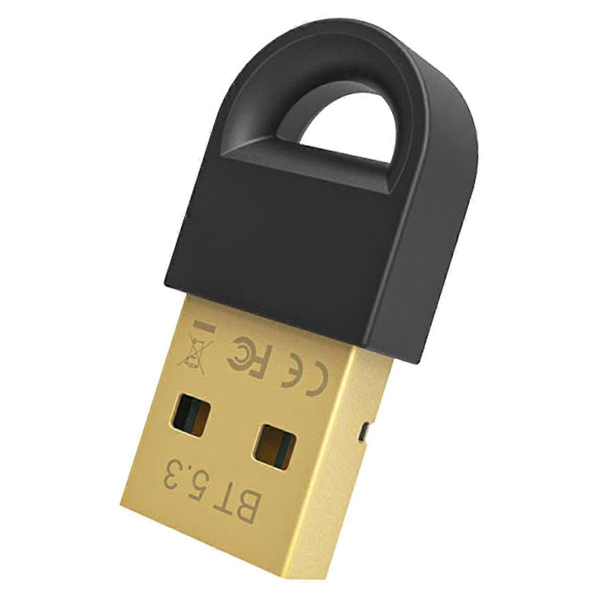 B-001 Bluetooth 5.3 USB Adapter Receiver Transmitter Wireless Dongle for PC Bluetooth Headset Speaker Mouse