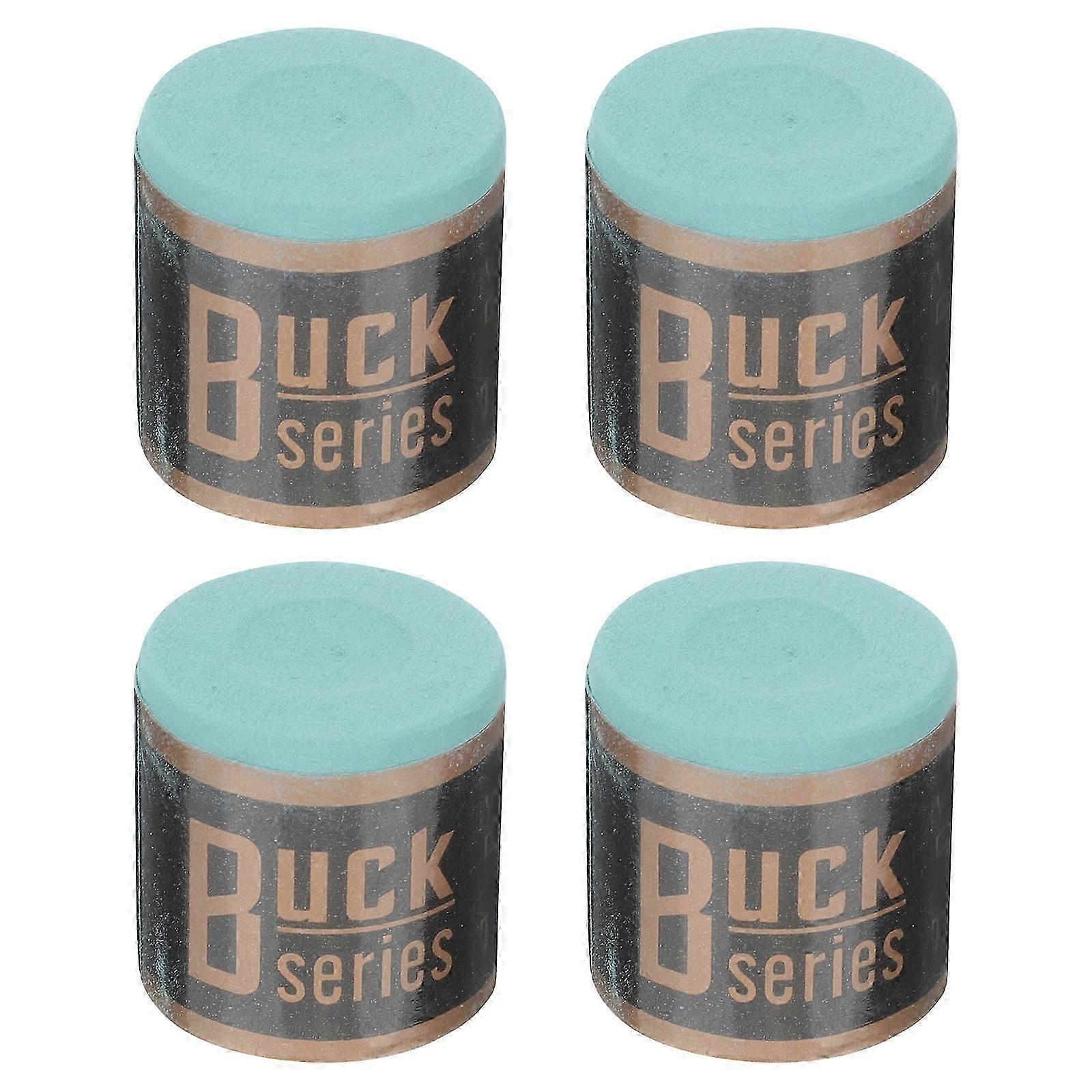 4Pcs Professional Cue Chalks Wear-resistant Billiard Chalks Portable Pool Stick Chalks