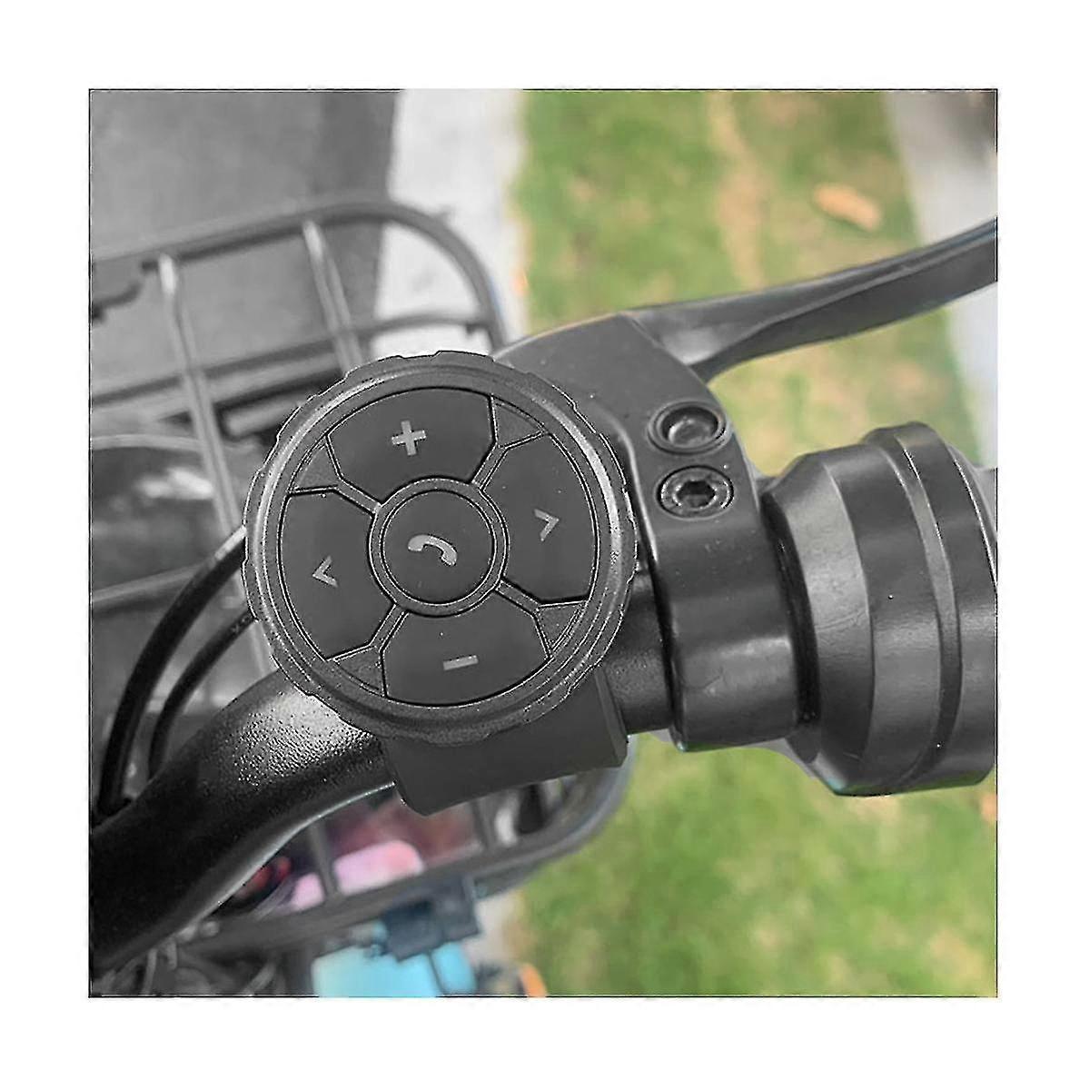 Wireless Bluetooth Remote Button Universal Motorcycle/Bike Handlebar Media Controller for Cars - Perfect Gift for Family and Friends