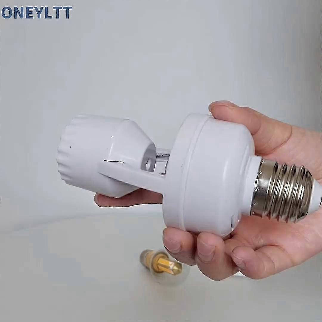 E27 Plug Socket Switch Base 360 PIR Human Induction Motion Sensor 110-240V Smart Human Infrared Sensing Light Bulb Holder Light Adjustable