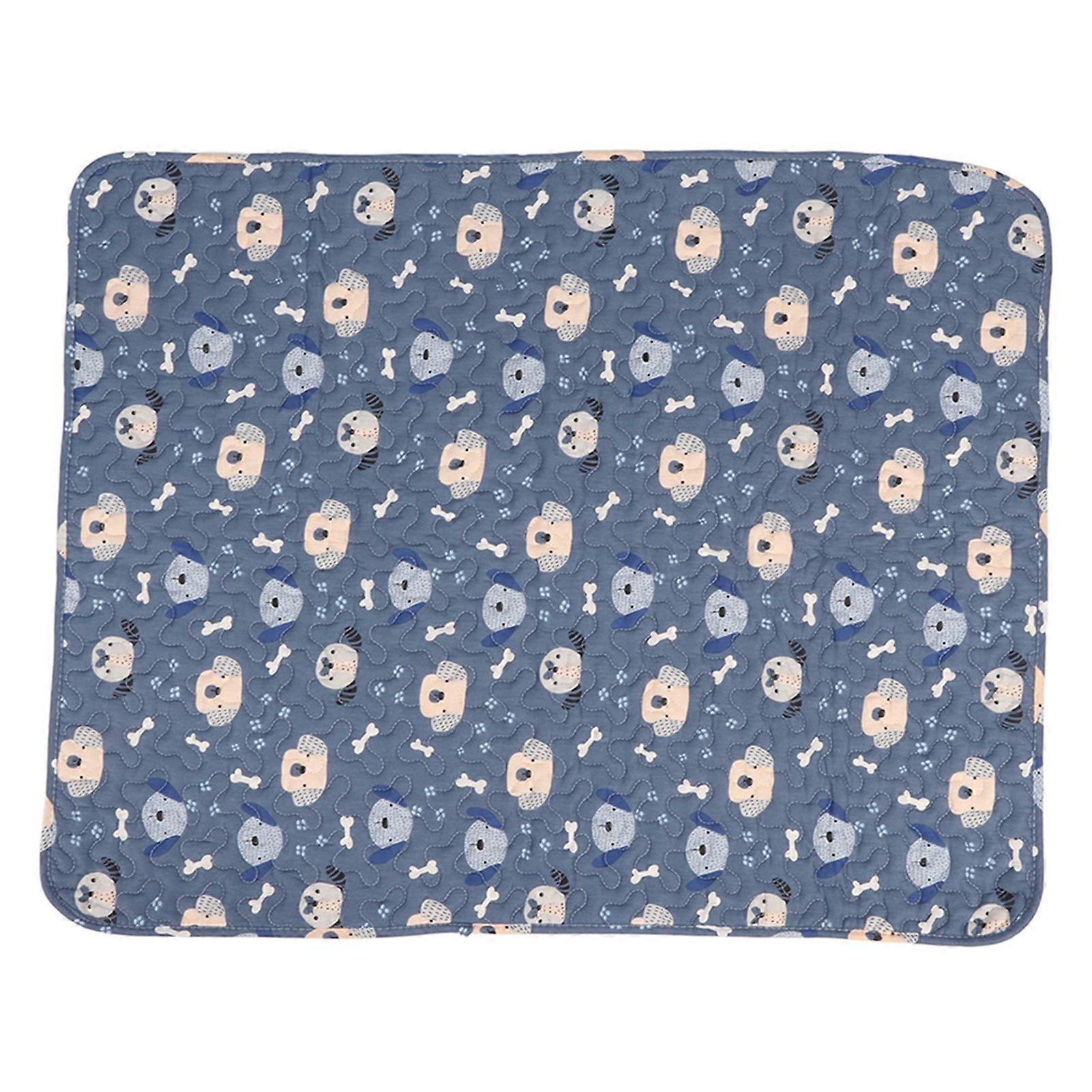 Pet Sleeping Mat Soft Cotton Super Absorbent Warm Comfortable Prevent Slip Pet Bed Mat for Spring Autumn Dog