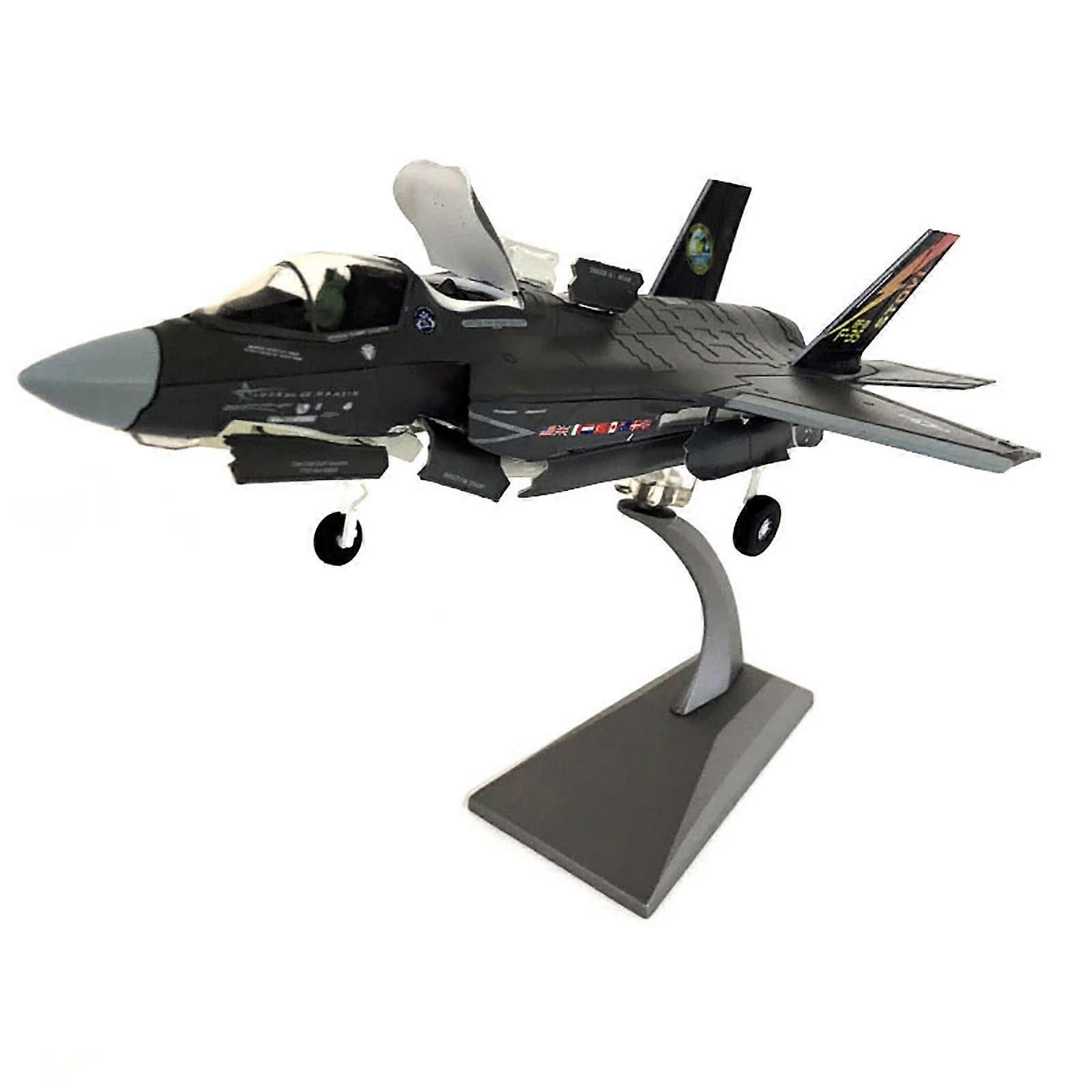1:72 US Air Force F35 Flash B Fighter Simulation Alloy Aircraft Model DieCast Aircraft Model Aircraft for Collection or Gift