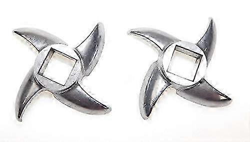TWO replacement knives blade for compatible meat grinders