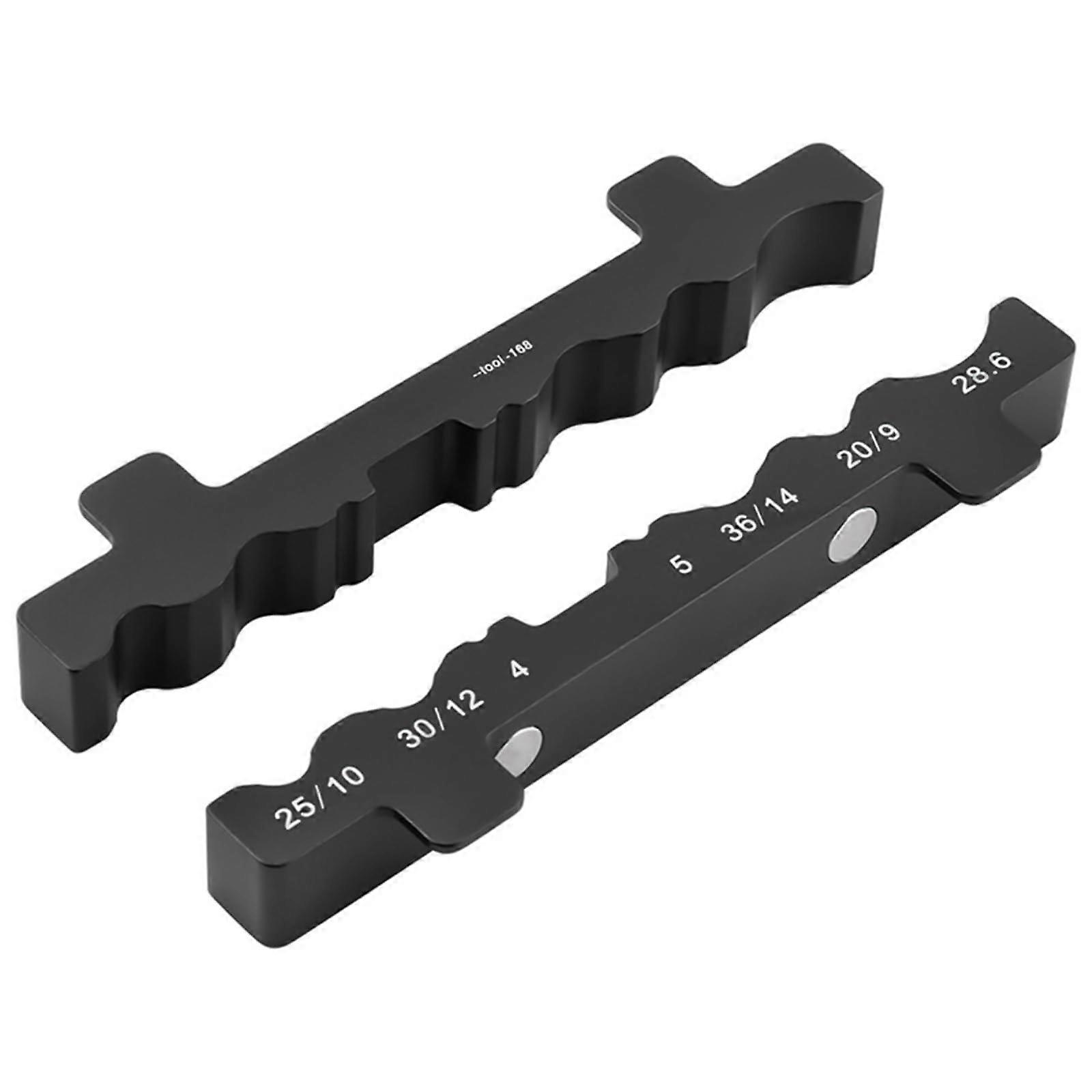 Bench Vice Jaw Pad Bracket Insert Clamp for Bicycle Hub Pedals Crank Fork Repair, Black Rubber Compatible