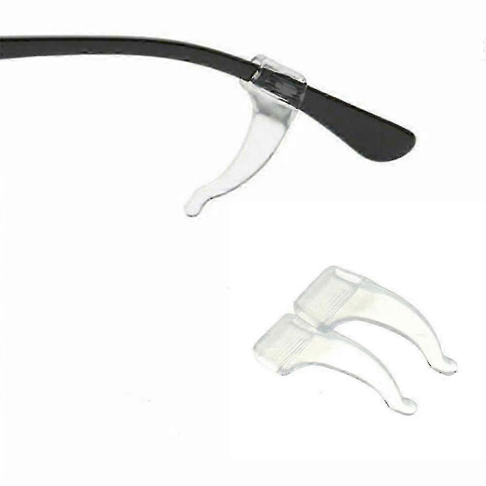 10/20pcs Soft Silicone Temple Tip Cover Non-slip Glasses Spectacle Ear Hooks Grip Holding Best Gift
