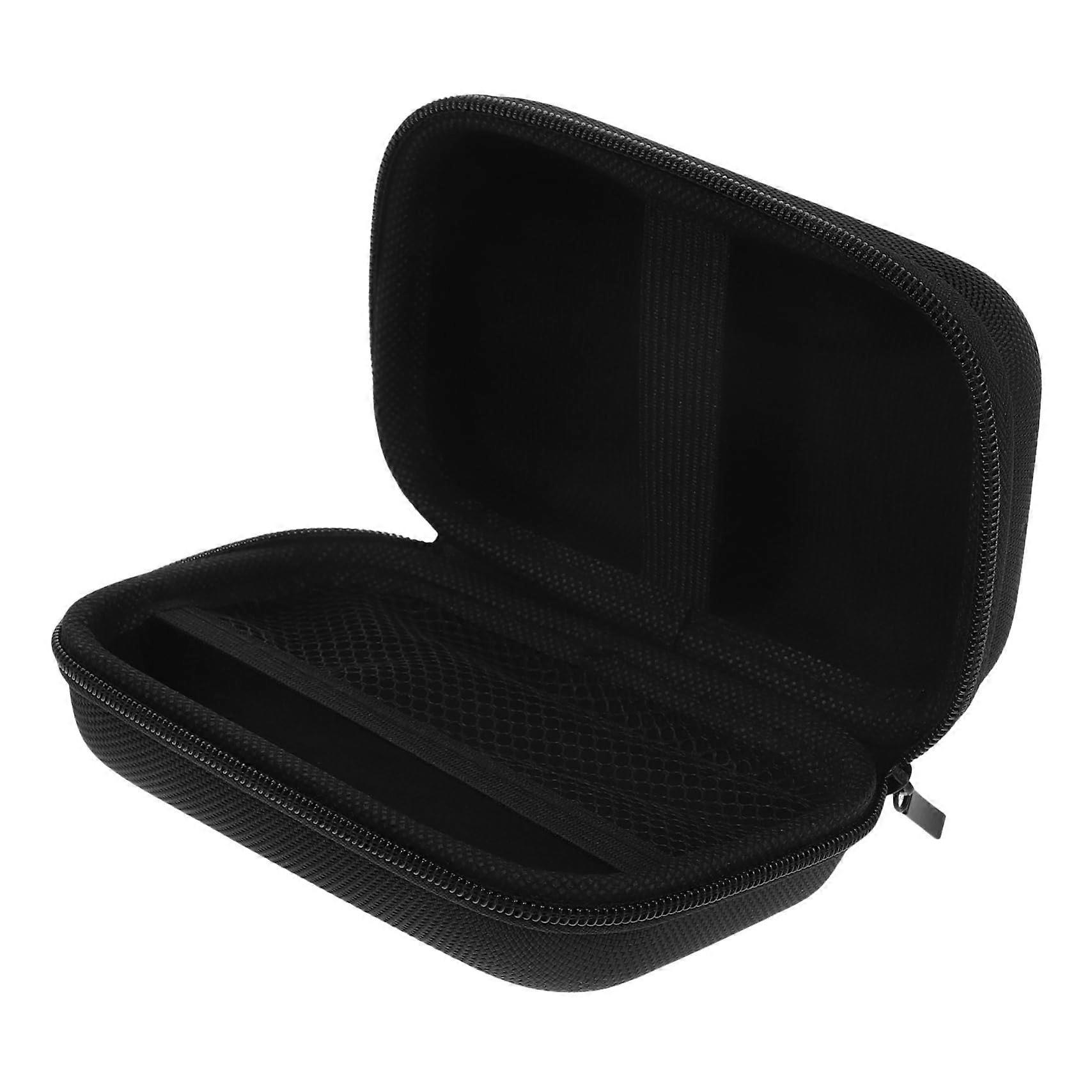 Camera Backpack Storage Bag, Slim Electronic Storage Case, EVA Camera Accessories Pouch, Small Black Equipment Holder