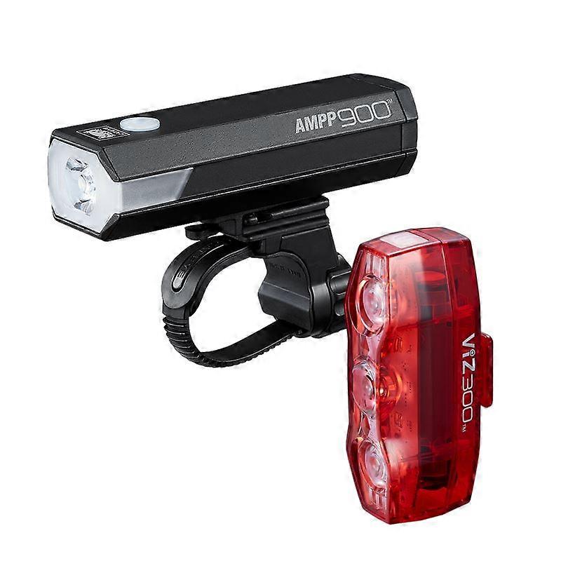 Cateye Cycling Viz 300 / AMPP 900 Bike Light Set