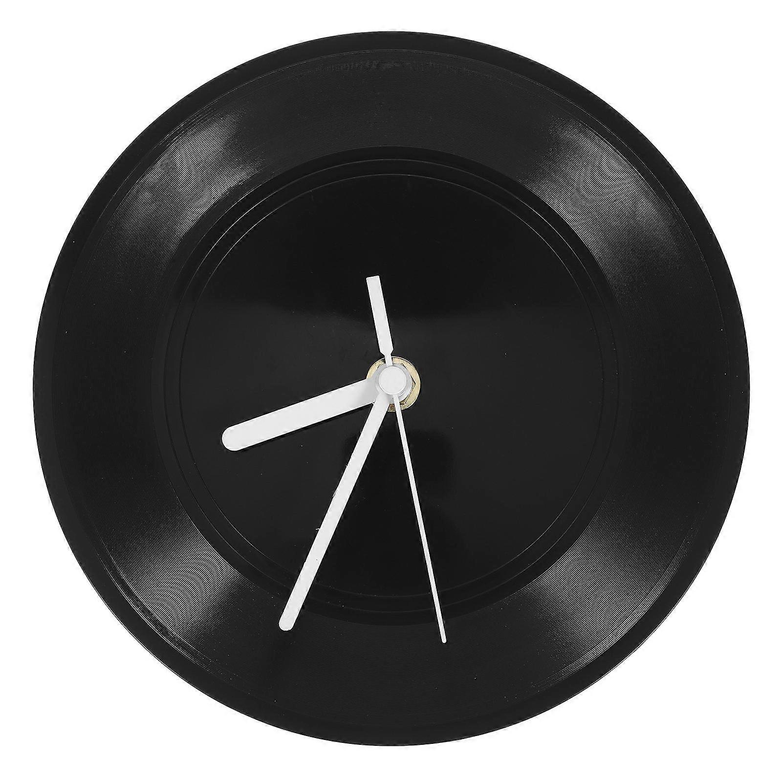 It sounds like you're describing or promoting a **vinyl record wall clock** with an **unfinished, retro design** for home décor. Here's a refined and