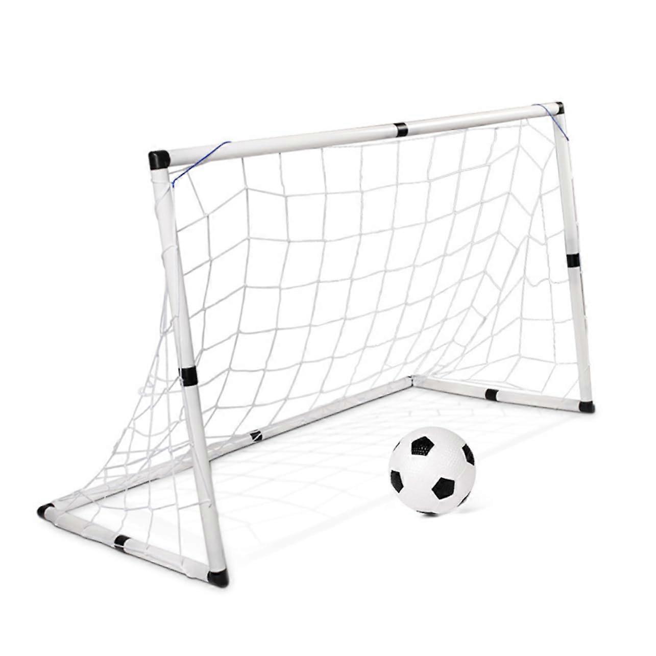 Mini Fußballtor Set für Outdoor Training – Kunstleder, inklusive Netze, Inflator und Nägel, für Freien Sport